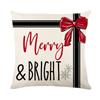 New Christmas Pillow Cover Christmas Polyester Printed Cushion Cover Home Sofa Decorative Pillow Cover