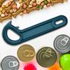 Ring Pull Can Opener Tool J Shape Handy Pop Top Jar Opener Aid for Seniors And Arthritis Ergonomic Easy Tab Opener for Soda Beer Tin
