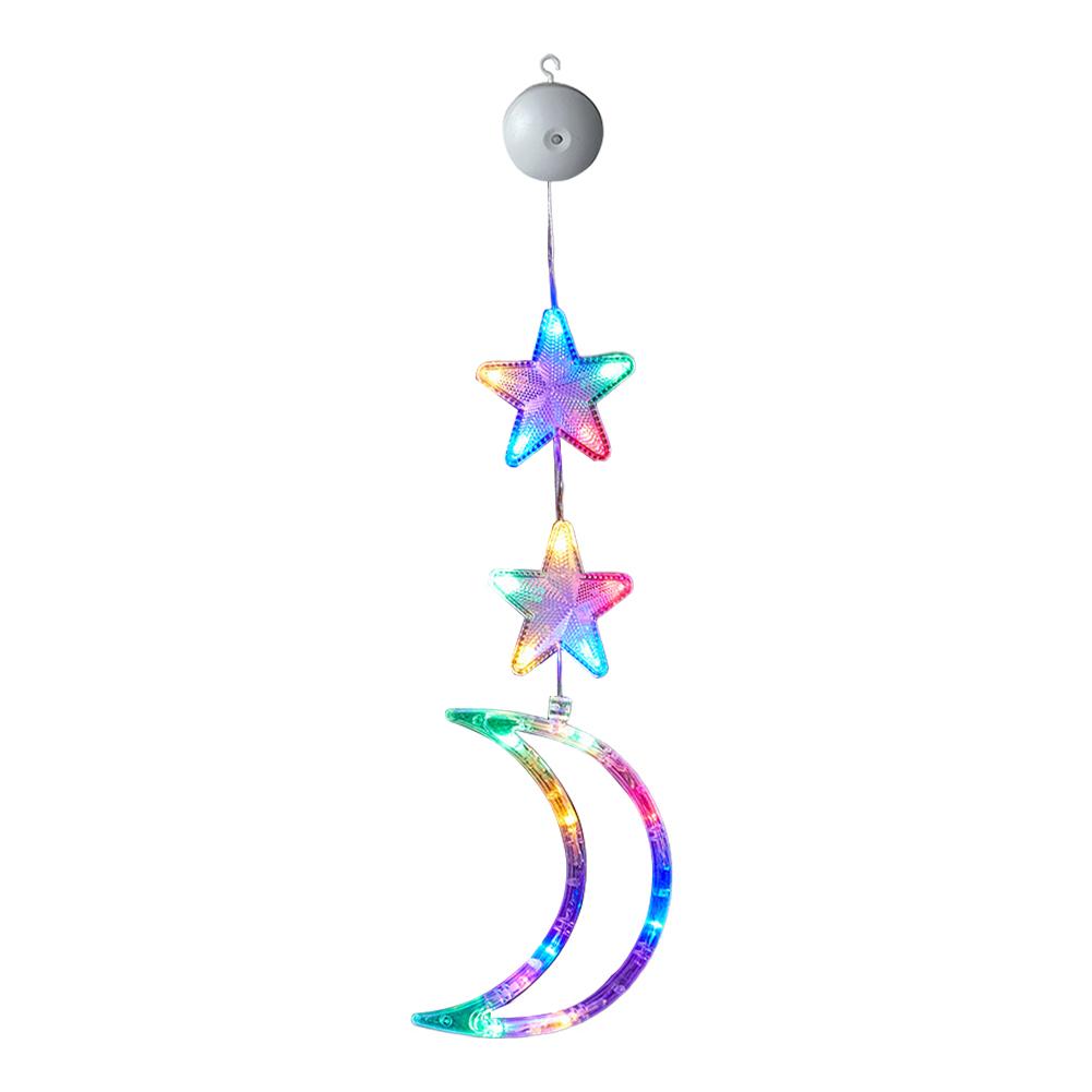 1/3pcs Christmas Indoor Star Window Light with Suction Cup Light Up Hanging Christmas Decoration Christmas Home Shop Party Gifts