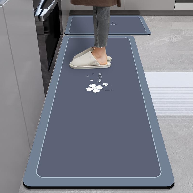 Коврик для пола кухни Diatom Mud Dirty Anti-slip Mat Simple Air-Soaching Water Absorbing Mat Home Easy to Cleaning Long Foot Mat
