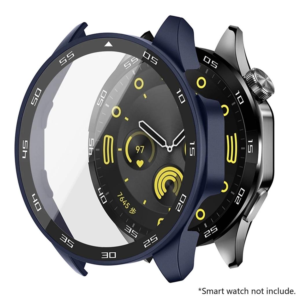 Закаленное Стекло+Чехол Для Huawei Watch GT4 46мм 41мм Полное Покрытие Бампер Защитная Пленка На Экран Чехол Для Huawei Watch GT4 Аксессуары