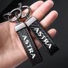 Leather Keychain Holder Key Ring Gift Auto KeyRing Pendant for Opel Astra Logo J H G Corsa D Keys Buckle Car Styling Decoration