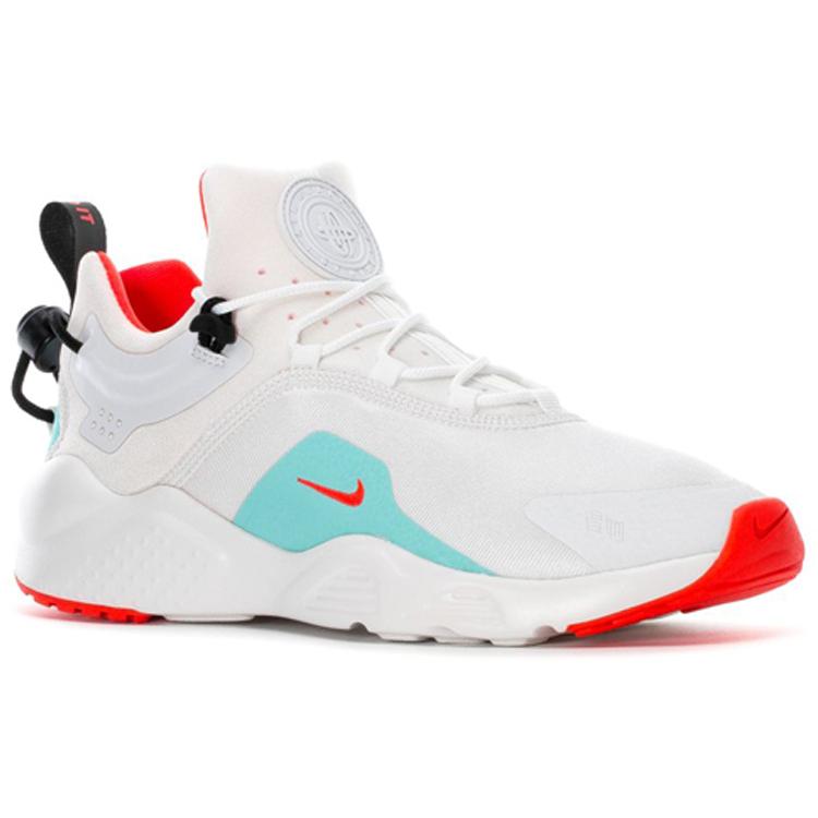Nike Air Huarache City Move Summit White Bright Crimson Womens AO3172-100