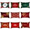 New Christmas Waist Pillow Case Long Pillow Pillow Golden Snowflake Home Cushion Cover