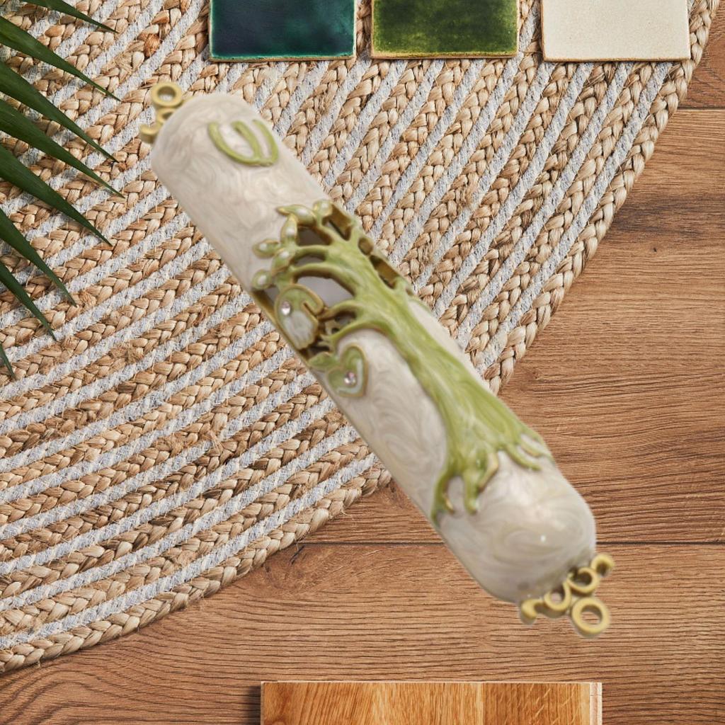 5,12-дюймовый еврейский футляр для мезузы, крышка, украшение для входной двери, благословение для дома, подарок на новоселье для