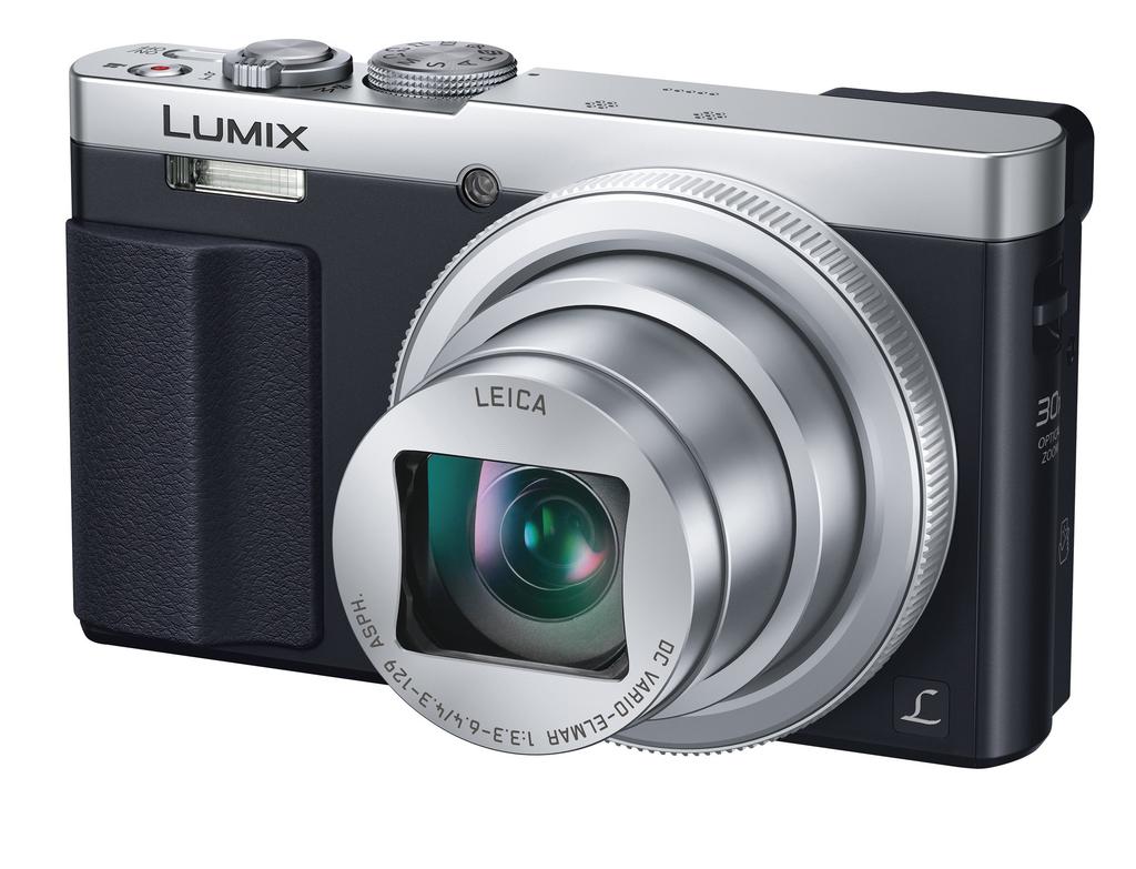 Panasonic Цифровая камера Lumix TZ70, 30-кратный оптический зум, серебристая, DMC-TZ70-S