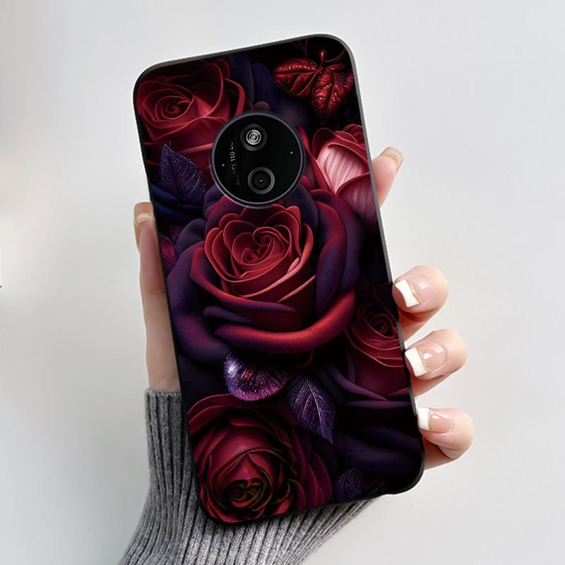 Чехол для Nokia 125 110 4G 2024 HMD 110 Чехол Эстетичный Роскошный Милый Крутой Для Мальчиков Девочек Мягкий Силикон Черный Матовый Крышка-Оболочка для Телефона