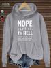 НЕТ адские женские худи