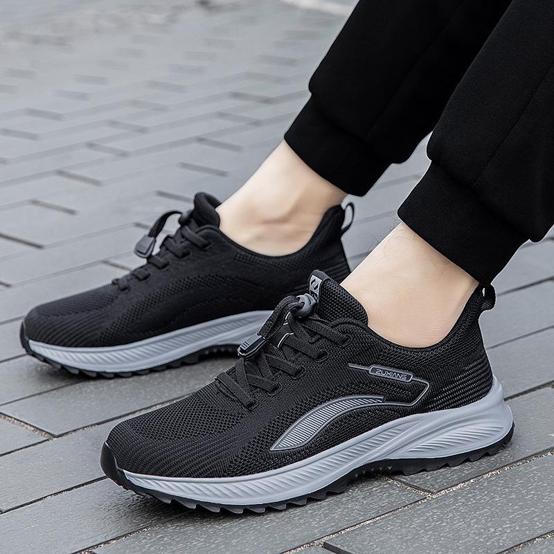 Новинка 2024 года, обувь для пожилых людей, модная женская обувь, весенняя обувь для прогулок, для мам, удобная обувь для среднего и пожилого возраста, для отдыха, спорта, нескользящая, водонепроницаемая