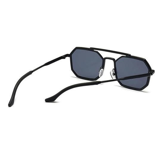 Солнцезащитные очки Dervin UV Protected Full Rim Hexagonal Sunglasses для мужчин, солнцезащитные очки Polygon Metal Frame
