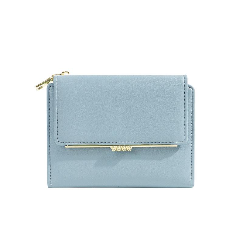 Короткий кошелек, женская новая модель, г-жа. Складная сумка для мелочи Xia, сумка для студенческого билета, контрастный цвет и водонепроницаемая функция