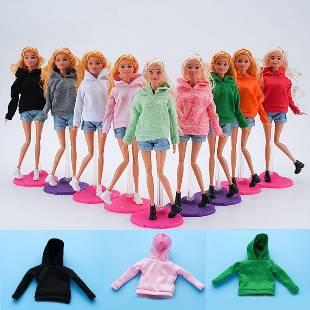 Fashion Doll Sweater Clothes Casual Wears Sport Tops Kids Toys 1/6 Dolls Hoodies  11.5" Doll