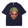 The Worm Dennis Rodunisex Head Graphic Tshirt Male Vintage Oversized Basketball Boys T Shirt Unisexs Hip Hop Fashion Street TShirts
