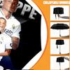 Custom Name Personalized Kylian Mbappe Print Umbrella, Auto Open Close, 8‑Rib Sturdy Frame, Commute Camping Hiking Use, Birthday Gift