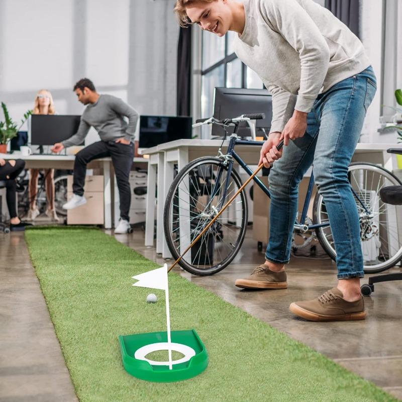 Golf Swing Trainer Plate Putting Training Aids Golf Simulator Practice For Home Party Game Indoor Outdoor Men Women Beginners