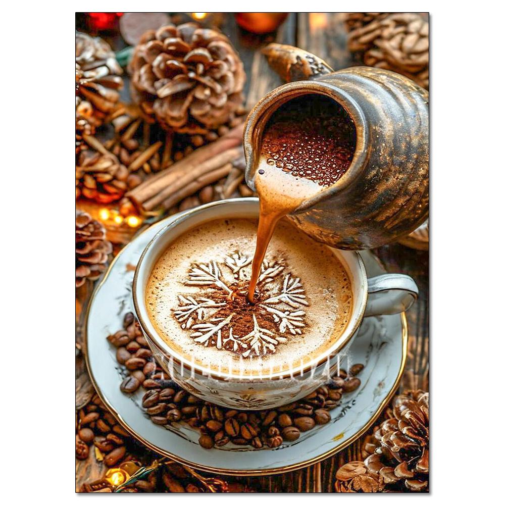 New Kitchen Restaurant Diamond Painting Decoration Bread Coffee Diamond Cross Stitch Kit DIY Handmade Adult Hobby Gift