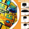 Geometry Dash Print Umbrella Automatic Opening/ Closing - Portable Foldable Design - Daily use for Travel/Outdoor - Gift for Birthday