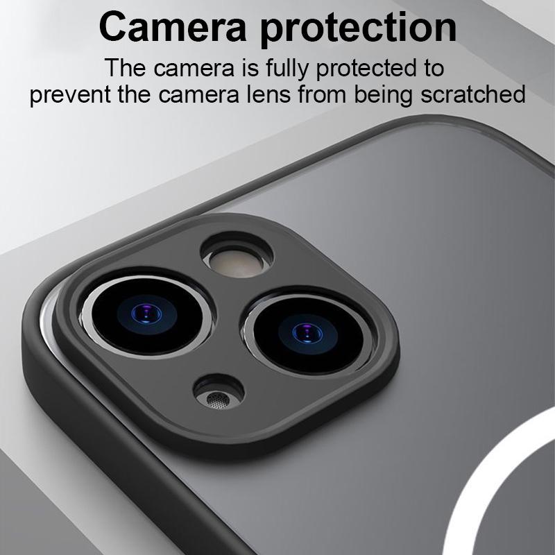 Роскошный силиконовый прозрачный чехол Magsafe для Iphone 14 13 12 11 Pro Max X Xs Xr 7 8 Plus, магнитный чехол для беспроводной зарядки