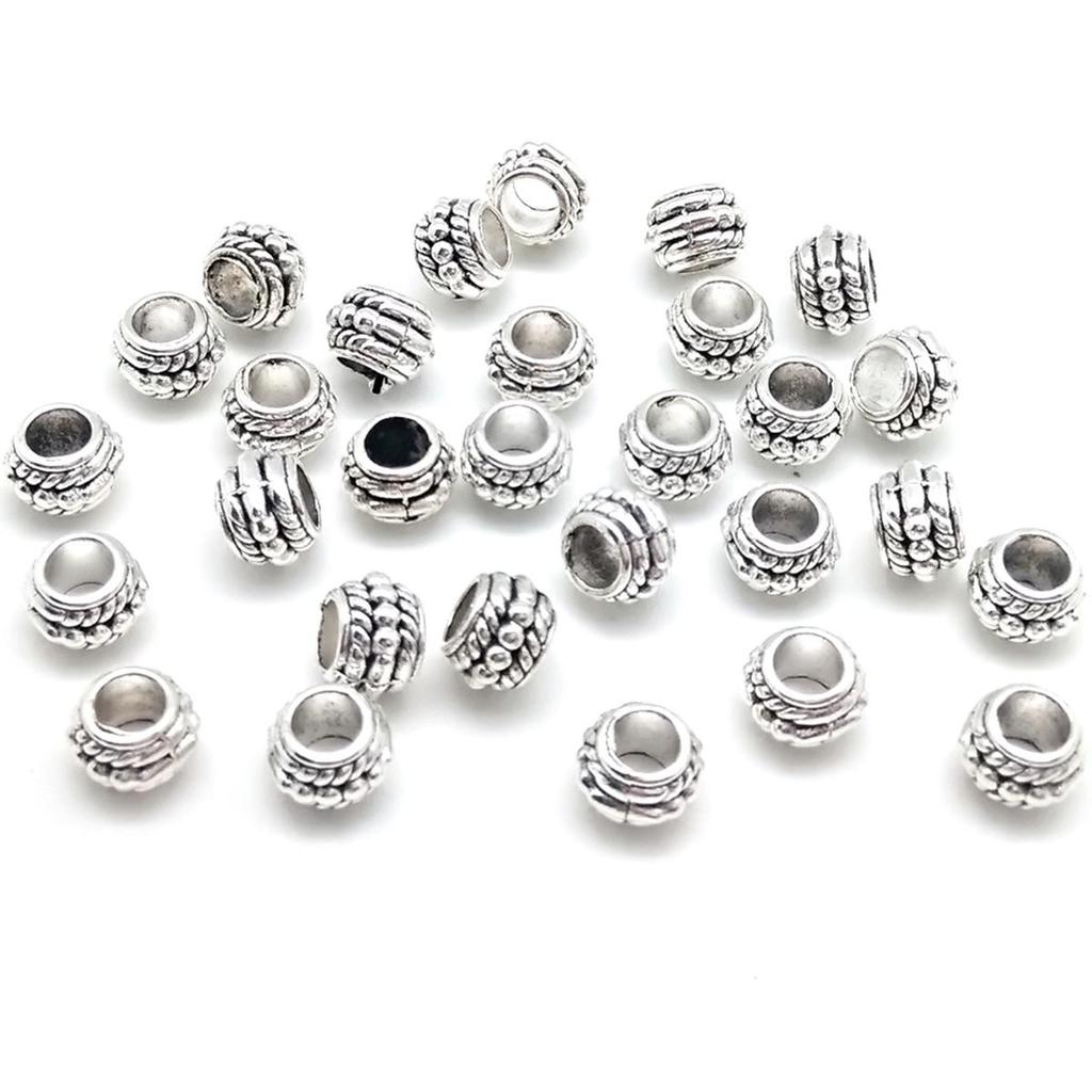 30Pcs Metal Charm Beads Pendant Jewelry Accessories for DIY Bracelet Necklace