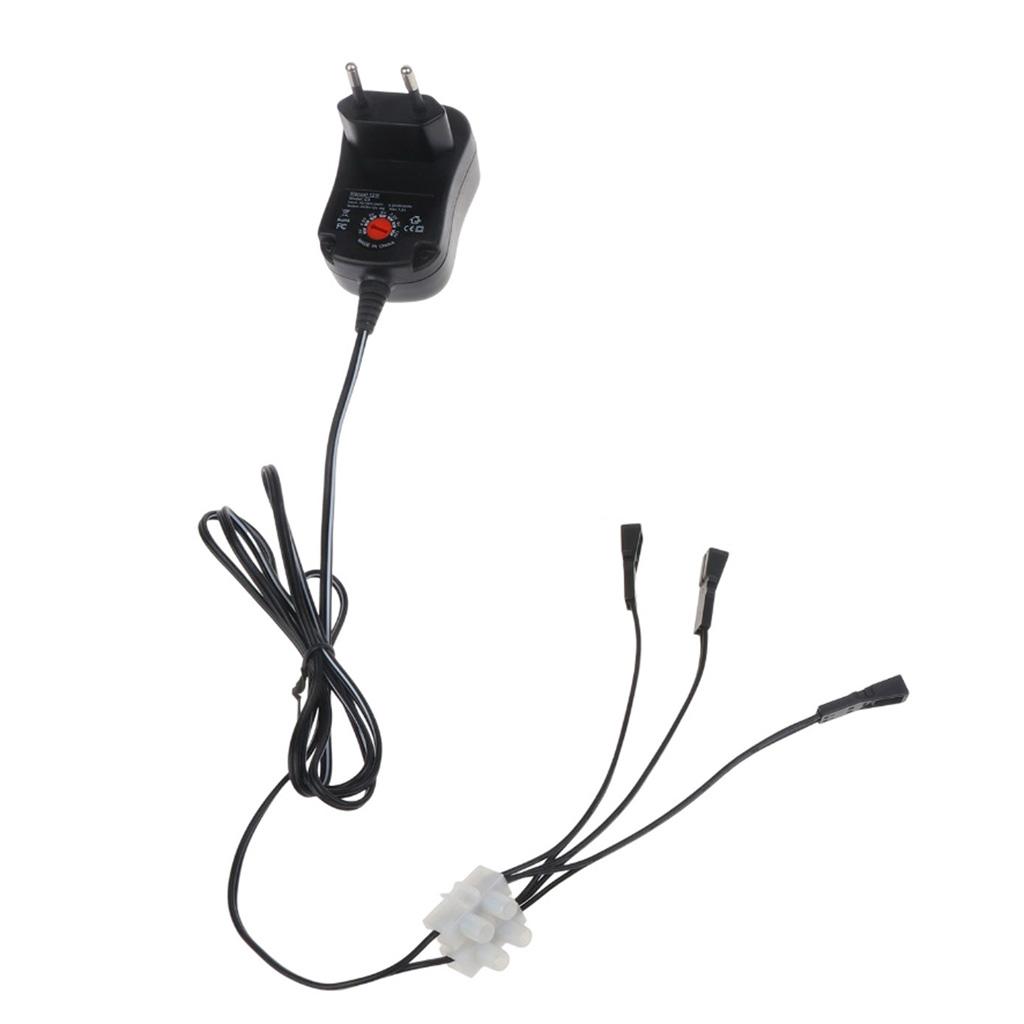 Адаптер питания для замены фиктивных батареек 3 В-12 В для светодиодной подсветки, заменяет 2-8 шт. батареи 1,5 В LR14 C