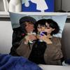 Poster Band CCrystal Castles Cushion Cover Polyester Sofa Cushions Decorative Throw Pillows Home Decoration Pillowcover