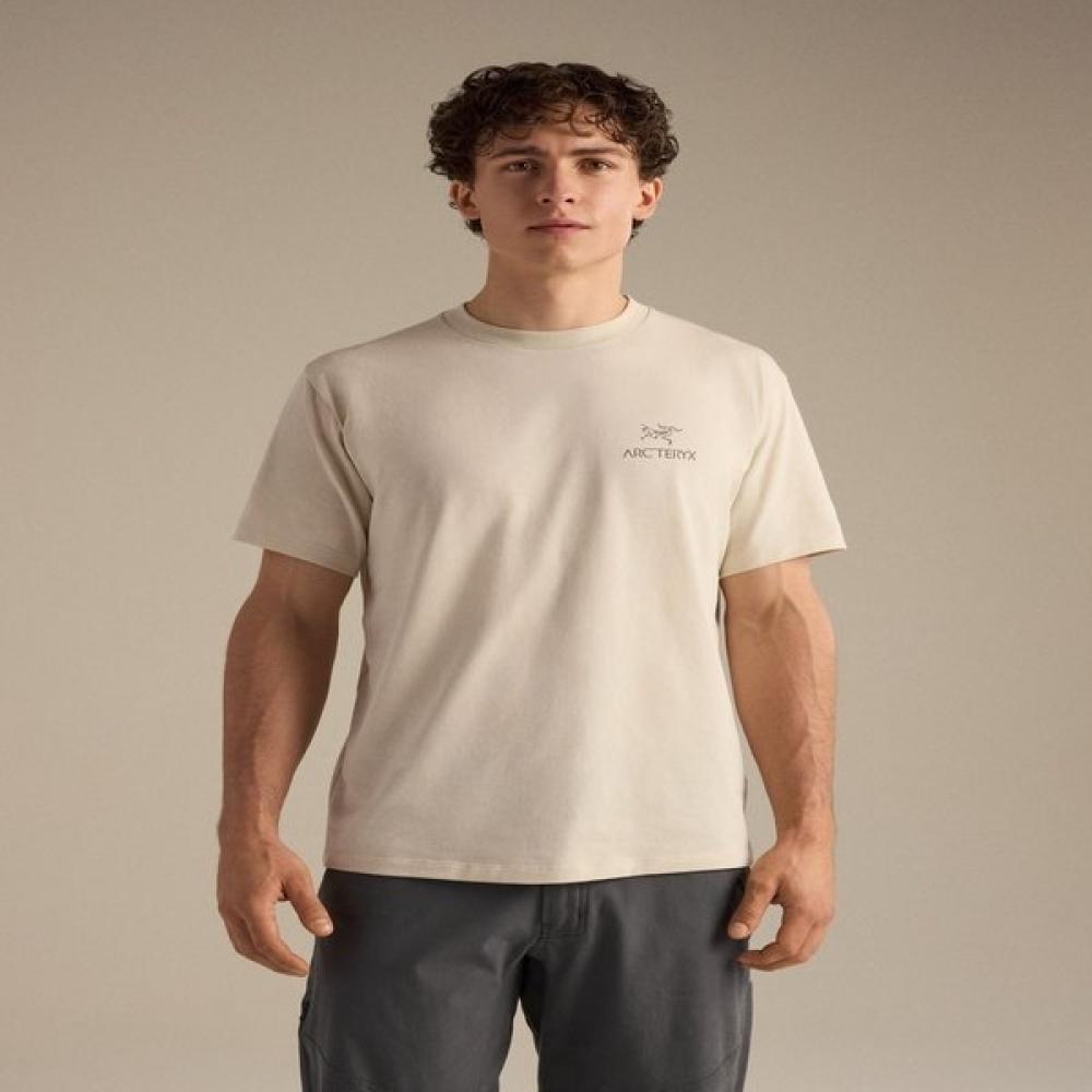 Arcteryx Men S Crag Sl Cotton Bird Word Shirt SS Nw Le1222320090