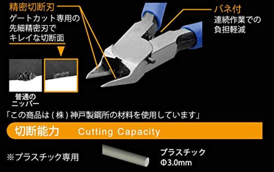 Tsunoda TTC KingTTC Пластиковые кусачки с тонким лезвием, 120 мм, №. 27, TN-120