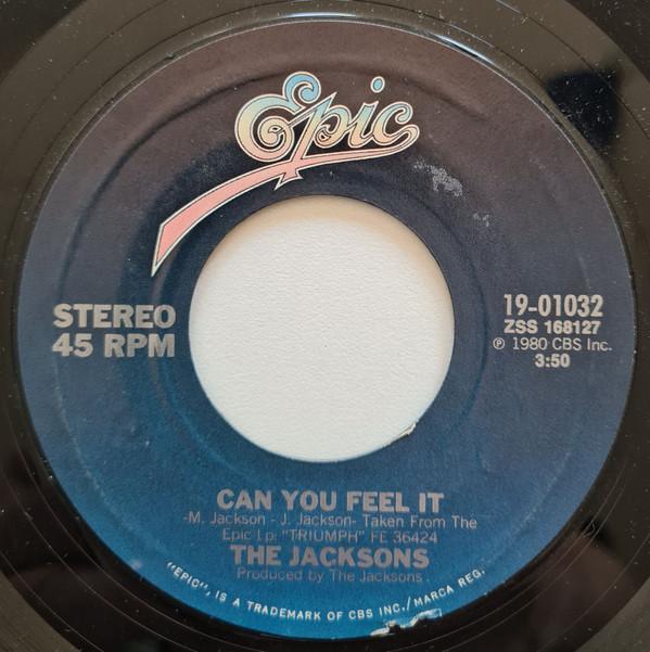 7inch Record JACKSONS - Can You Feel It / Everybody 1901032 Epic 1980 UK Soul/Funk Used