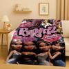 New Cartoon Bratz Doll Girl Flannel Blanket,Ultra Soft Warm Plush Throw for Home Bedroom Bed Sofa Cover Office Gift Kids Picnic