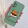 Cute cartoon fox art Phone Case For Samsung S24,21,22,23,30,Ultra,20,Plus,Note,10,9,Black soft silicone case