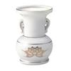 Platinum Lotus Flower Vase [5.5 Inches]  Buddhist Altar Supplies, Home Memorials, Urn Use
