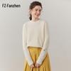 Fanzhen Women's Chunky Cashmere Knit Sweater