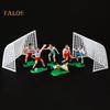Toys For Boys Girls Mini Soccer Player Figures Football Goal Post Model Railway Scenery Decoration