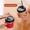Одноразовые плотные бумажные стаканчики для кофе Meiliya с крышками и размешивателями (40 Количество)