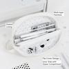 Cream White Pen Bag Large Capacity Stationery Bag Ins Stationery Pouch  Students