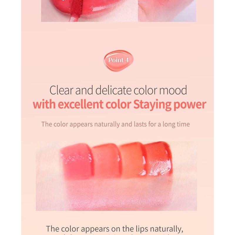 MACQUEEN - Сияющий тинт для губ Dewy Water Glow - 9 Цветов