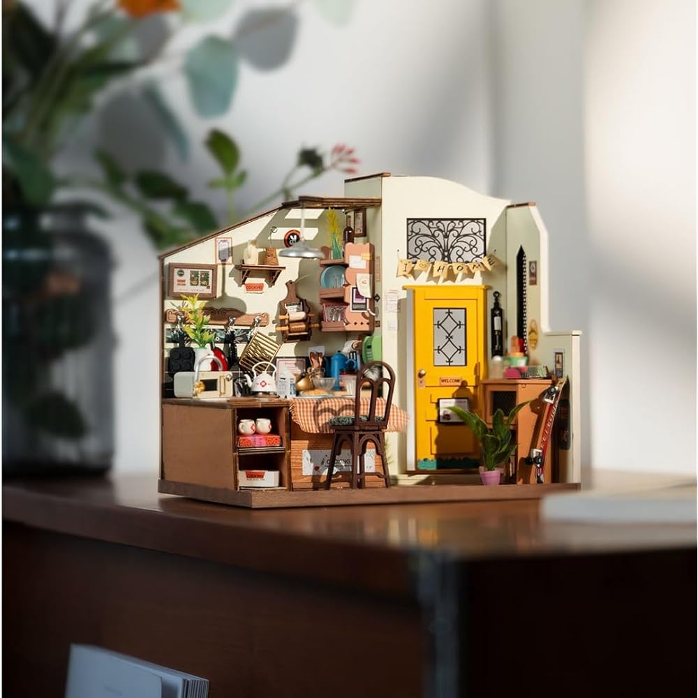 Tsukurundesu DIY Miniature House DG Series Country Kitchen with Instruction Manual