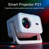 Vivicine New Arrival Portable P21 Android 13 1920x1080p Full HD 1080p Home Movie Projector,Auto focus,Auto Keystone