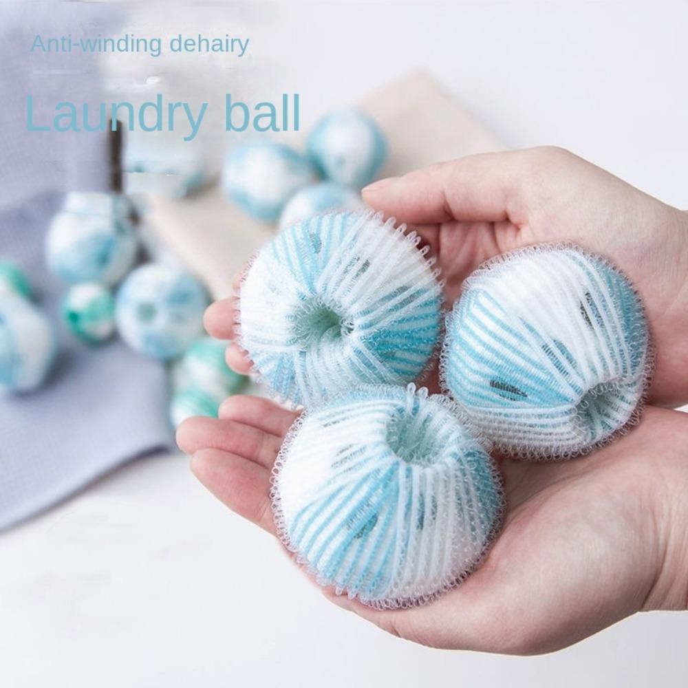 6/12Pcs Lightweight Washing Machine Ball Reusable Floating Lint Remover Catcher Household Laundry