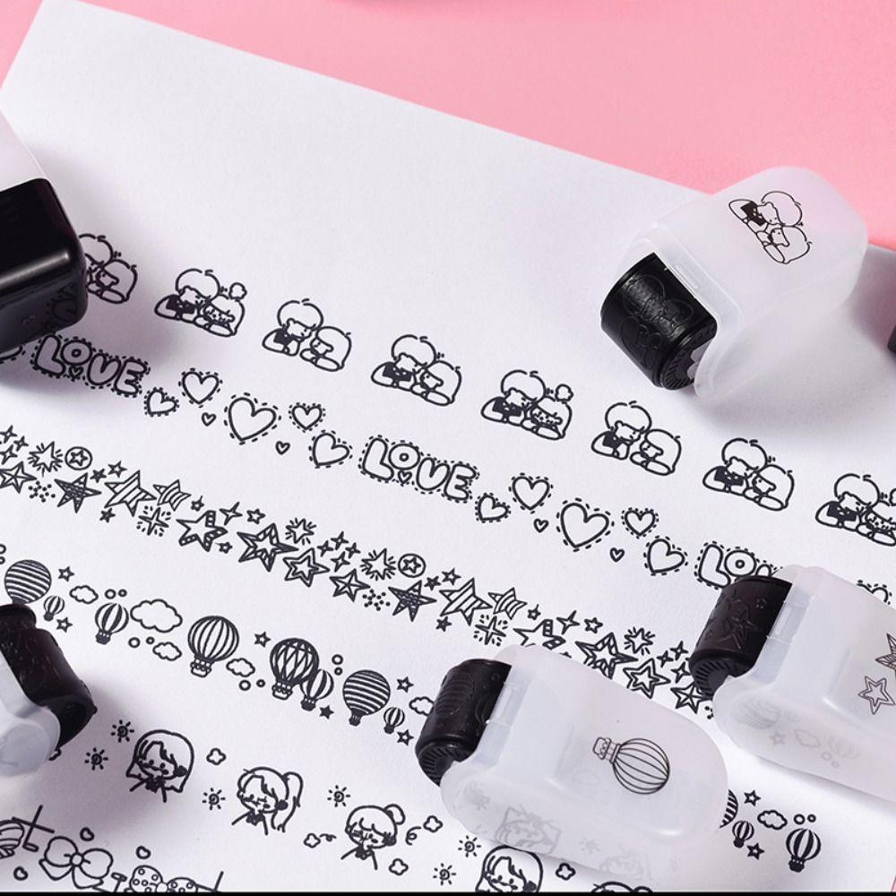 Drawing Marking Graffiti Doodle Roller Stamp Decorative Pattern Highlighter Roller  Journaling