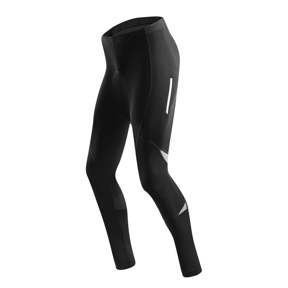 Men"s Reflective Bicycle Pants Gel Padded Cycling Tights Leggings Outdoor Riding Bike Pants