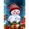 5D DIY Алмазная картина Милый снеговик Картина Стразы Полный дрель Алмазная вышивка Домашний декор Настенное искусство