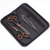 Hair Scissors 6" Japan Professional Hairdressing Scissors Black Hair Cutting Scissors Salon Thinning Scissors Haircut