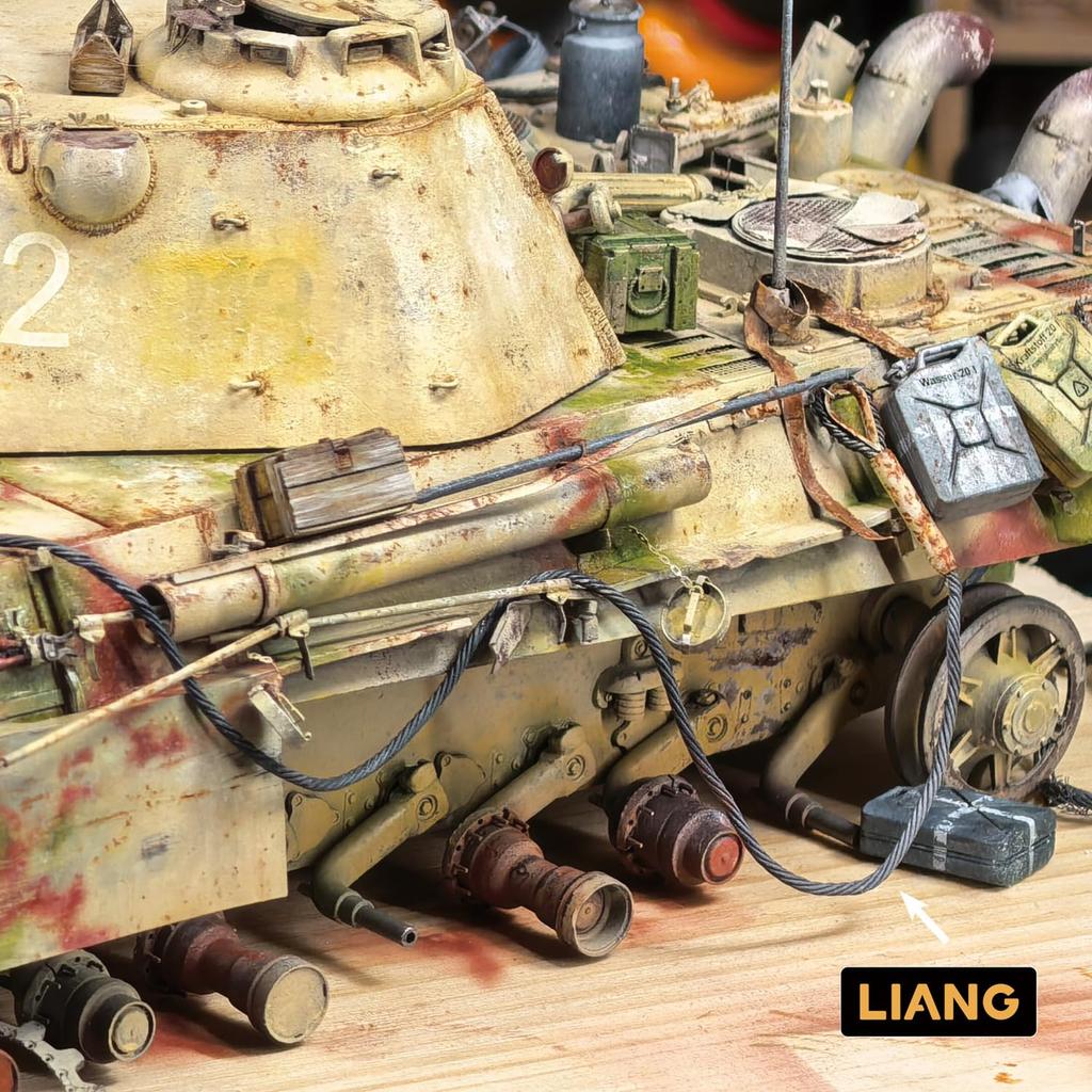 Модель Liang Мягкий жгут x Миниатюрный кабель без масштаба, 1,2 мм 1 м, Аксессуар, LIANG-0450h (военный)