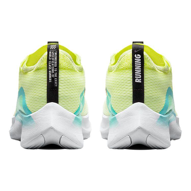 Nike Zoom Fly 4 Fast Pack Women Sneakers Yellow Barely-Volt Dynamic-Turquoise CT2401-700