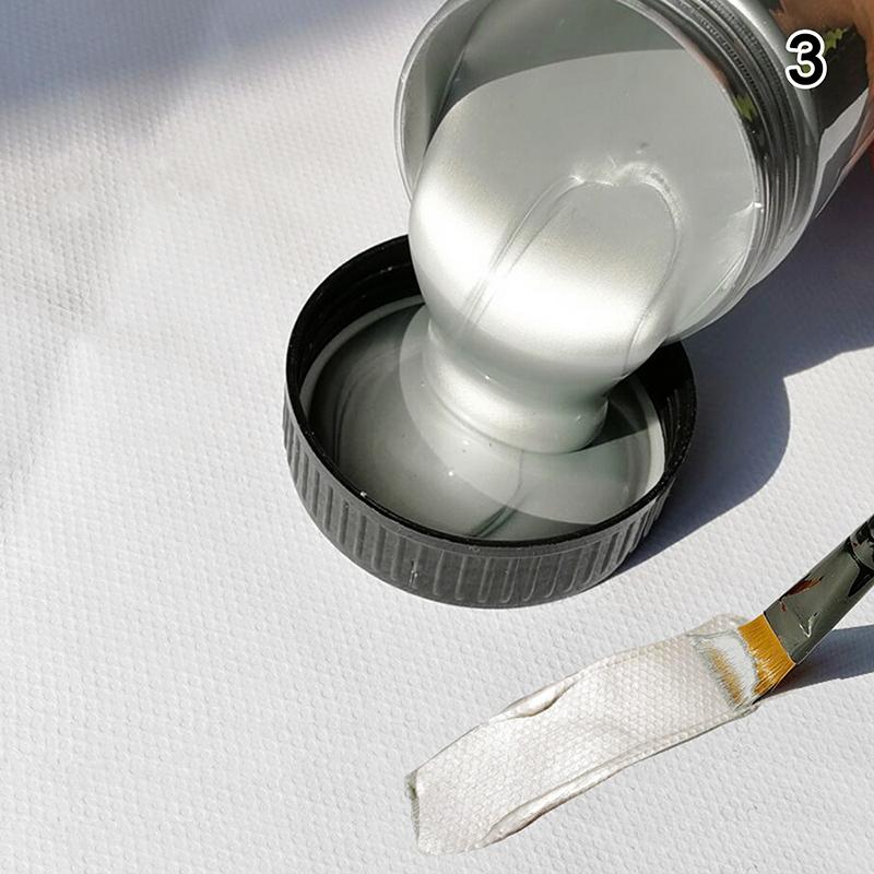 100 мл золотая краска металлик акриловая краска, водостойкая не выцветает для статуарной окраски