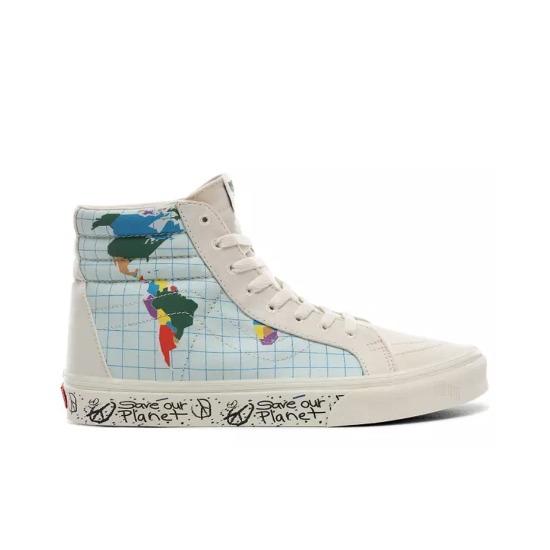Vans Save Our Planet x Sk8-Hi Reissue 'Белый Мульти' VN0A4BV8T2V Мужская обувь