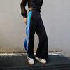 adidas Оригинальные тканые брюки Adibreak Ретро Три полоски Color Block Свободная вязка Спортивные брюки Женские низ Черный IX6687