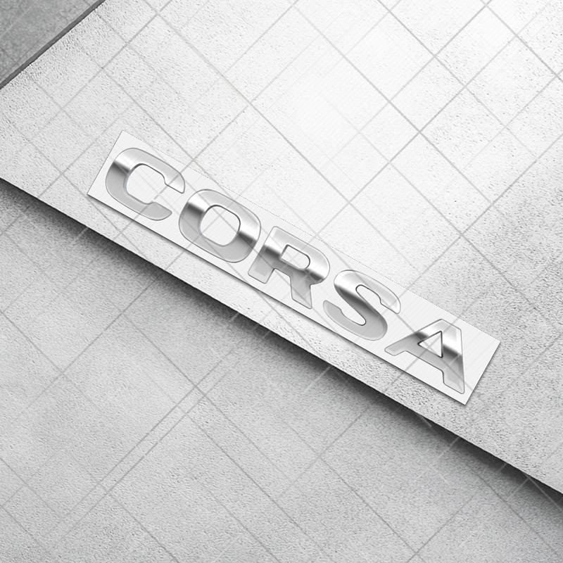 Metal 3D For OPEL Corsa Logo Astra Adam Insignia GTC Movano Zafira Car Styling Rear Trunk Letter Emblem Sticker Auto Accessories