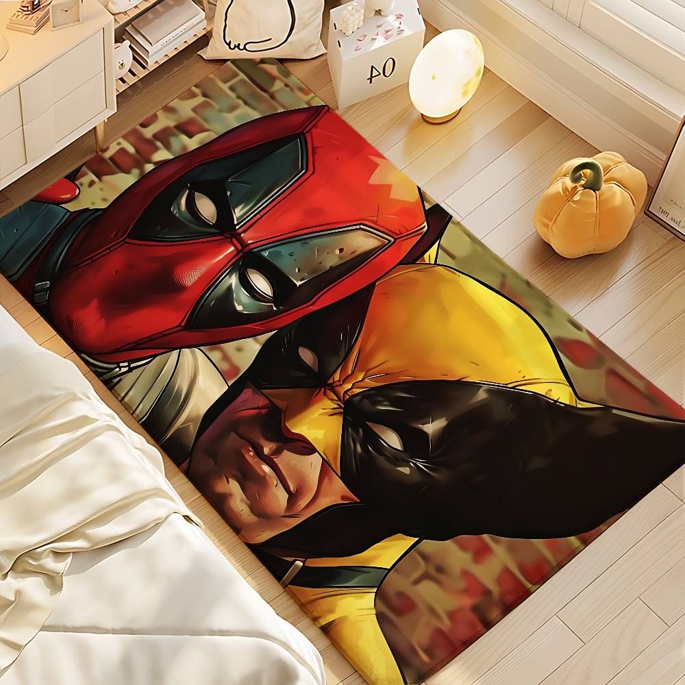 Cute-D-deadpool-S Movie Floor Mat Bathroom Absorbent Mat Simple Door Dirt-resistant Mat Home Kitchen Mat Foot Mat Entry Mat